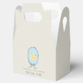 Elegant Rubber Ducky Ribbon Baby shower Bedankdoosjes (Geopend)