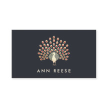 Elegant Ruby Feather Peacock Stylish Designer