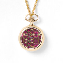 Elegant Ruby Gold Edelsteen Patroon