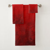 Elegant Ruby Red Bad Handdoek (Insitu)