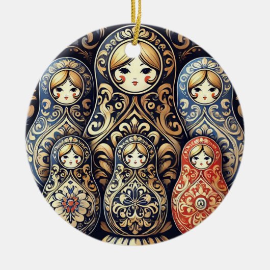 Elegant Russisch pop ornament (Voorkant)