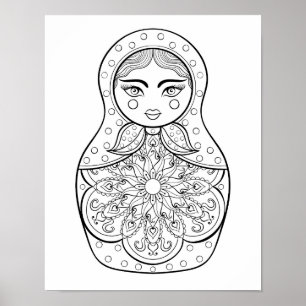 Elegant Russische dollar 2 Poster