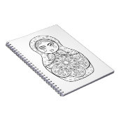 Elegant Russische dollar Notitieboek (Rechterzijde)