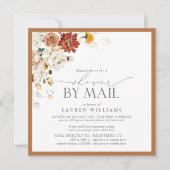 Elegant Rust Oranje Waterverf Vrijgezellenfeest Ma Kaart (Voorkant)