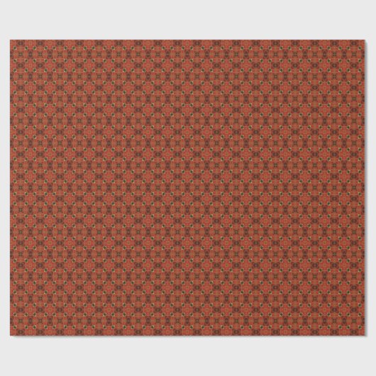 Elegant Rust Pattern Cadeaupapier (Vlak)