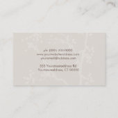 Elegant rust Visitekaartje (Achterkant)