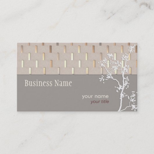 Elegant rust Visitekaartje (Voorkant)