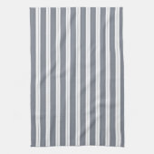 Elegant Rustic Blue French Stripe Theedoek (Verticaal)