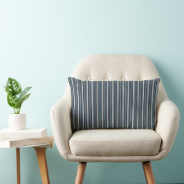 Elegant Rustic Blue Grey Franse stripper Kussen