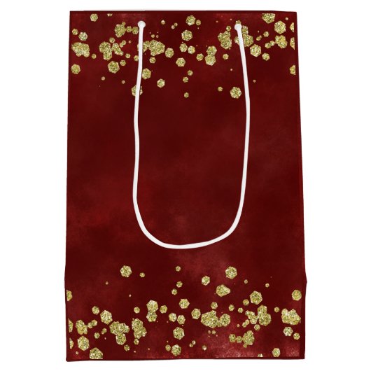 Elegant Rustic Bohemian Bag Medium Cadeauzakje (Achterkant)