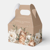 Elegant Rustic Boho Wedding Favor Boxes Bedankdoosjes (Voorkant Zijde)