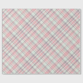 Elegant Rustic Classy Plaid Pattern Cadeaupapier (Vlak)
