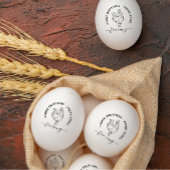 Elegant Rustic Custom Boerderij Name | Informatie- Rubberstempel