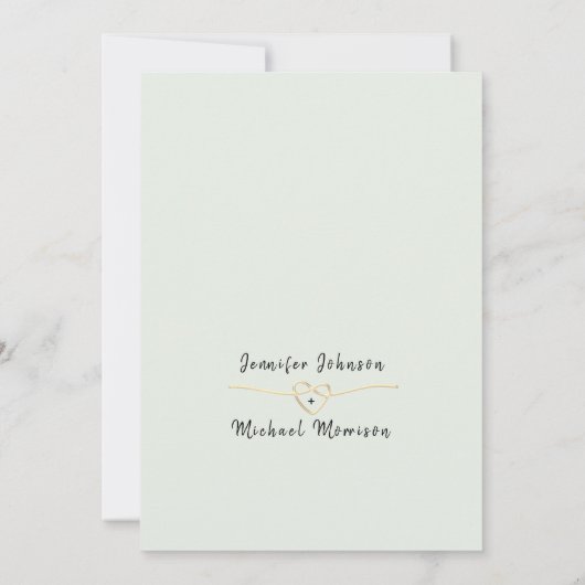 Elegant Rustic Eucalyptus Greenery Wedding Invitat Kaart (Achterkant)