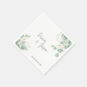 Elegant Rustic Eucalyptus Leaves Napkins Servet (Hoek)