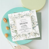 Elegant Rustic Eucalyptus Leaves Uitnodiging