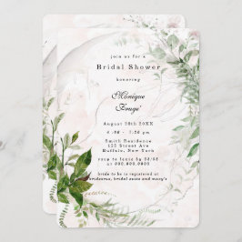 Elegant Rustic Eucalyptus Roze Vrijgezellenfeest U Kaart