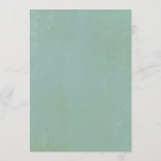 Elegant Rustic Eucalyptus Waterverf Wedding Uitnod Kaart (Achterkant)