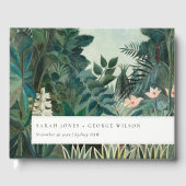 Elegant Rustic Exotic Tropical Rainforest Wedding Gastenboek (Voorkant)