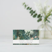 Elegant Rustic Exotic Tropical Rainforest Wedding Plaatskaartje (Staand voorkant)