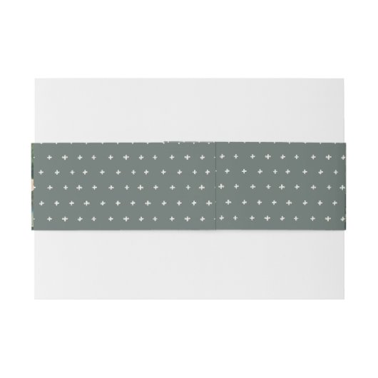 Elegant Rustic Exotic Tropical Rainforest Wedding Uitnodigingen Wikkel (Achterkant Voorbeeld)