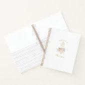 Elegant Rustic Floral Baking Recipe Notitieboek (Binnen)