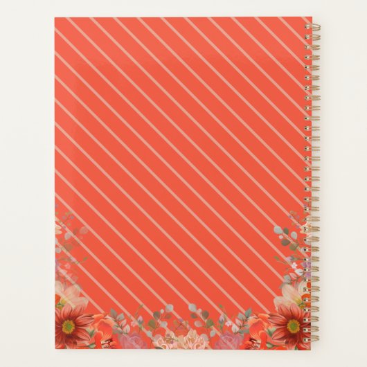 Elegant rustic floral kitchen planner (Achterkant)