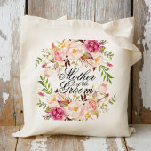 Elegant Rustic Floral Moeder van de Groom Tote Bag