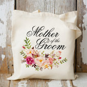 Elegant Rustic Floral Moeder van de Groom Tote Bag