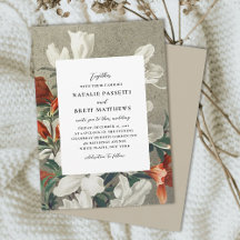 Elegant Rustic Florals Terracotta Sinaasappel Wedd