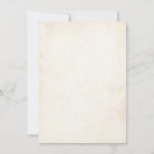 Elegant Rustic Greenery Photo Save the Date Kaart (Achterkant)