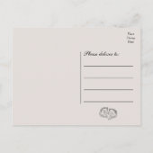 Elegant Rustic Horse Love Western Country Wedding Briefkaart (Achterkant)