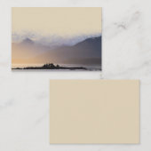 Elegant Rustic Mountains voegen Jouw tekst toe Visitekaartje (Voorkant / Achterkant)