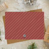 Elegant Rustic Pine Kerstmis 2 Aangepaste foto Uit Feestdagenkaart