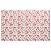 Elegant Rustic Red, Frans Toile Deer Fox Stof (Yard (91,4 cm))