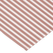 Elegant Rustic Red Franse kleine strepjes Tafelkleed (Gekanteld)