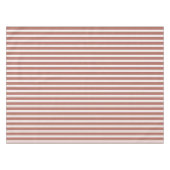 Elegant Rustic Red Franse streep Tafelkleed (Voorkant (Horizontaal))