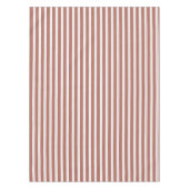 Elegant Rustic Red Franse streep Tafelkleed (Voorkant)