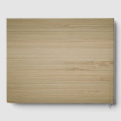 Elegant Rustic Red Roses Wedding Guestbook Gastenboek (Achterkant)