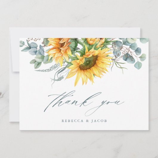 Elegant Rustic Sunflower Vrijgezellenfeest Kaart (Voorkant)