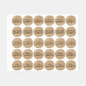 Elegant Rustic Swirly Taupe Add Jouw naam School Labels (Vel)
