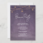 Elegant Rustic Tea Light Bunco Kaart (Voorkant)