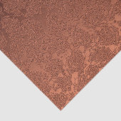 Elegant Rustic Terracotta Herfst Floral Tissuepapier (Detail)