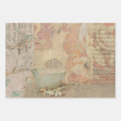 Elegant Rustic  Texture Decoupage Inpakpapier Vel (Voorkant 3)