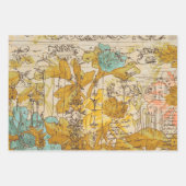 Elegant Rustic  Texture Decoupage Inpakpapier Vel (Voorkant 3)