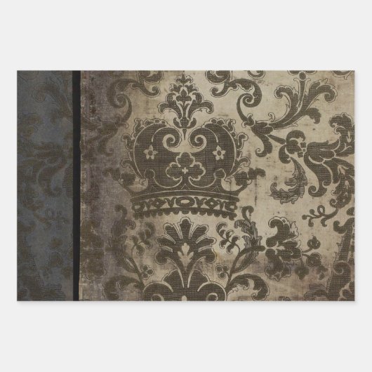 Elegant Rustic  Texture Decoupage Inpakpapier Vel (Voorkant 2)