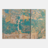 Elegant Rustic  Texture Decoupage Inpakpapier Vel (Voorkant 3)
