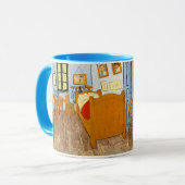 Elegant Rustic Vincent Van Gogh - Bedroom in Arles Mok (Voorkant links)