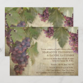 Elegant Rustic Vineyard Winery Herfst Couples Show Kaart (Voorkant / Achterkant)