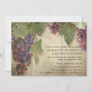 Elegant Rustic Vineyard Winery Herfst Couples Show Kaart